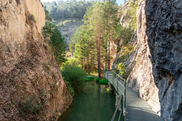 Barranco de la Hoz, in Calomarde, Aragon (Spain)