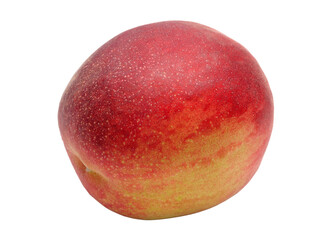 Peach isolated on white background