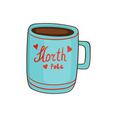 Vector clipart with delicious coffee. Coffee illustration.