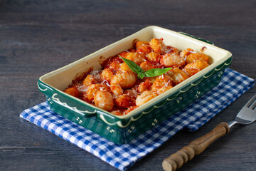 Italian traditional baked dish