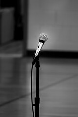 microphone on stage
