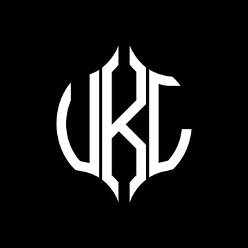 VKL letter logo. VKL best black background vector image. VKL Monogram logo design for entrepreneur and business.

