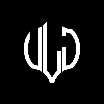 VLJ letter logo. VLJ best black background vector image. VLJ Monogram logo design for entrepreneur and business.

