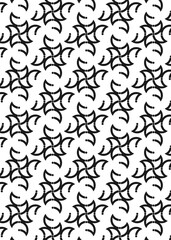 black and white seamless pattern