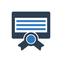 Certification icon - Degree icon