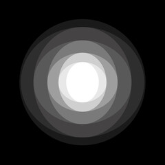 Light abstract spot or background. Color centric gradient. background image. Luminous dot in the center, star or fire.