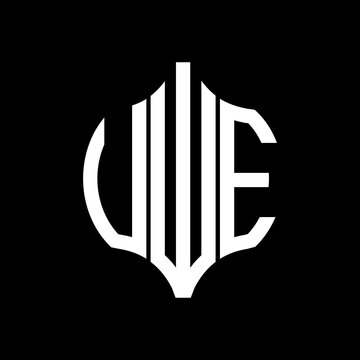 VWE letter logo. VWE best black background vector image. VWE Monogram logo design for entrepreneur and business.
