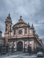 Cloudy Day in the church at Buenos Aires City, Argentina