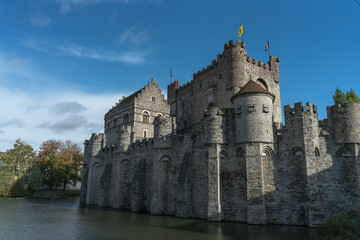 Flanders castle , Ghent, Belgium