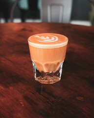 Cortado Coffee in glass