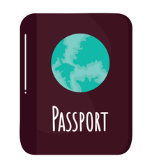 colored passport design