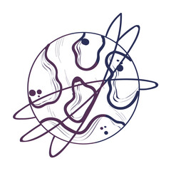 planet silhouette illustration