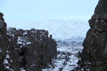 Christmas time in reykjavik iceland