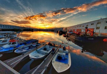 Panorámica de Berbés, Galicia