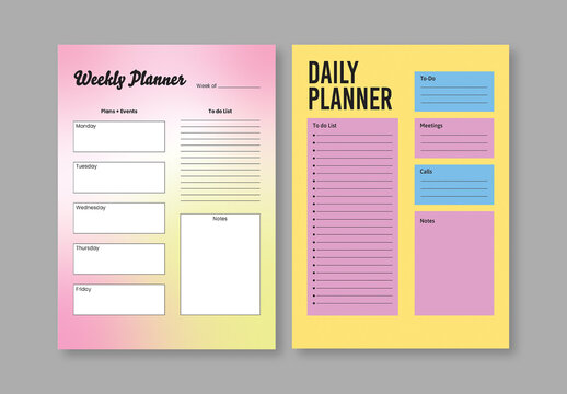 Soft Pop Style Planner