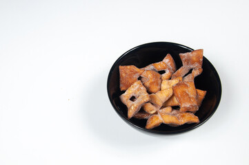 delicious grostoli on the table