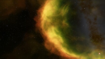 Space nebula, for use with projects on science, research, and education. Illustration
