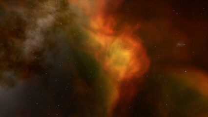 Space nebula, for use with projects on science, research, and education. Illustration
