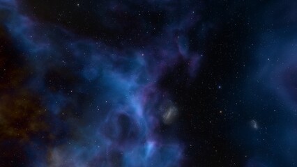 Space nebula, for use with projects on science, research, and education. Illustration

