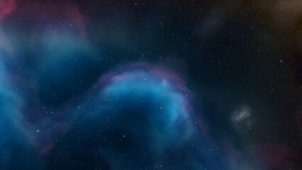 Space nebula, for use with projects on science, research, and education. Illustration
