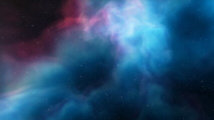 Deep space nebula with stars. Bright and vibrant Multicolor Starfield Infinite space outer space background with nebulas and stars. Star clusters, nebula outer space background 3d render
