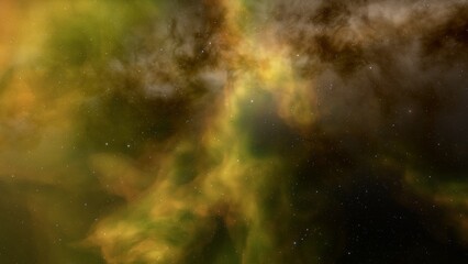 Deep space nebula with stars. Bright and vibrant Multicolor Starfield Infinite space outer space background with nebulas and stars. Star clusters, nebula outer space background 3d render
