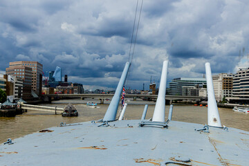 cannon of hms belfast london 