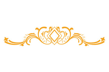 golden ornament illustration