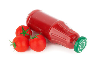 Bottle of tomato sauce