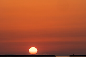 海と夕日とマジックアワー