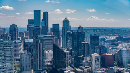 Fototapeta na wymiar Seattle City Skyline