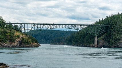 Deception Pass Trail, Bridge Over River