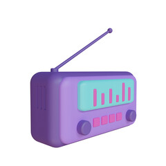 3d electronic object radio