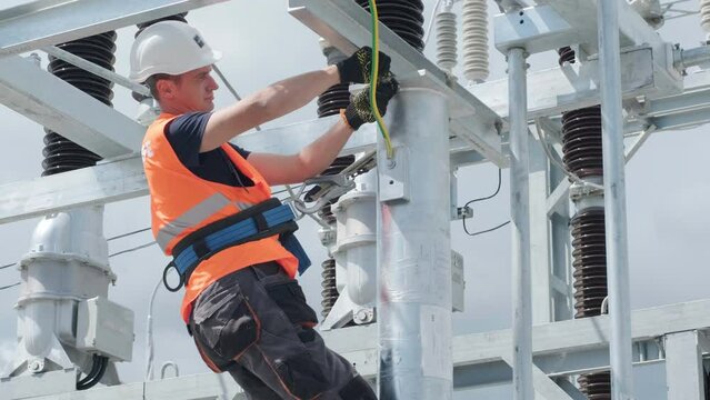 Construction of a transformer substation