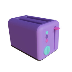3d electronic object toaster