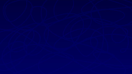 Blue gradient background with pencil scribble motif.