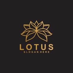 lotus logo vector design template
