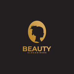 abstract beauty logo vector design template