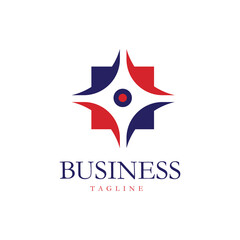 Financial business logo. Business Logo Vector Template