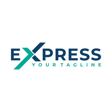 express delivery logo vector design template