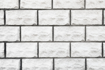 Texture of white brick wall as background