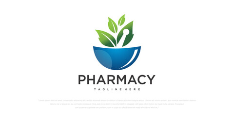 Medical and Pharmacy Logo Design Template