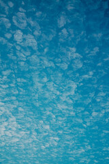 beautiful blue sky with clouds