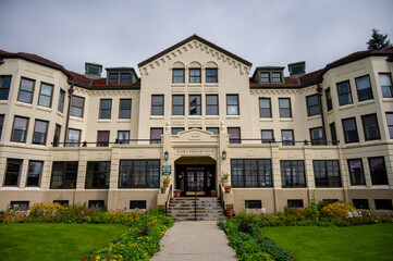 Fototapeta premium View of Sitka's Alaska Pioneers Home.