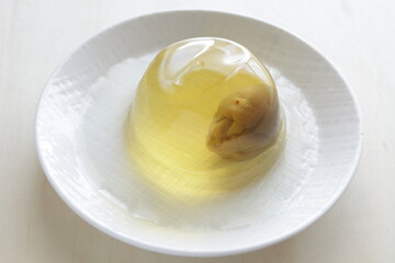 Japanese Plum wine jelly, with Ume inside