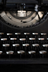 Maquina de escribir en Plano cerrado