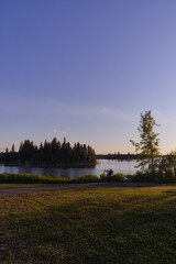 Fototapeta na wymiar A Sunset at Astotin Lake