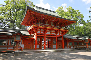 氷川神社　楼門