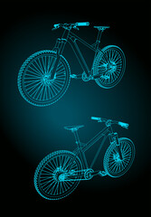 Electric bike illustrations