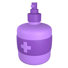 Hand Sanitizer 3D Illustration